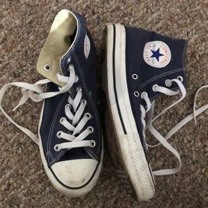 Navy Blue Converse